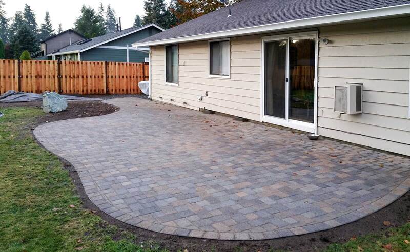 Paver Patio and Fence