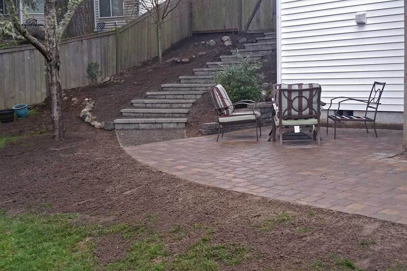 Paver Patio and Stairs