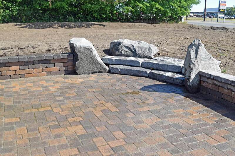 Pavers and Retaining Wall