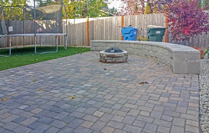 paver patio and fire pit