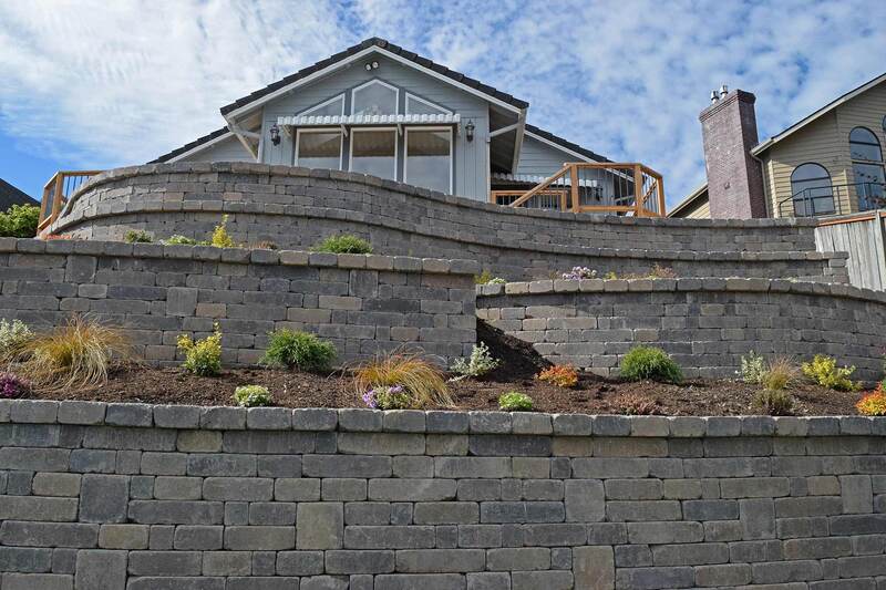 The Tower Tier of Retaining Wall