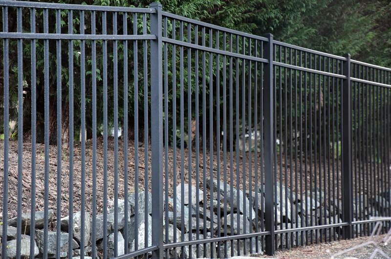 Three Rail Aluminum Fence