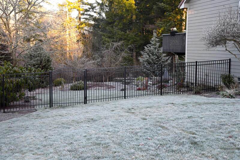 Aluminum Perimeter Fence with Swing Gate