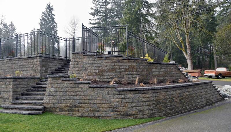 Retaining Wall & Security Fence